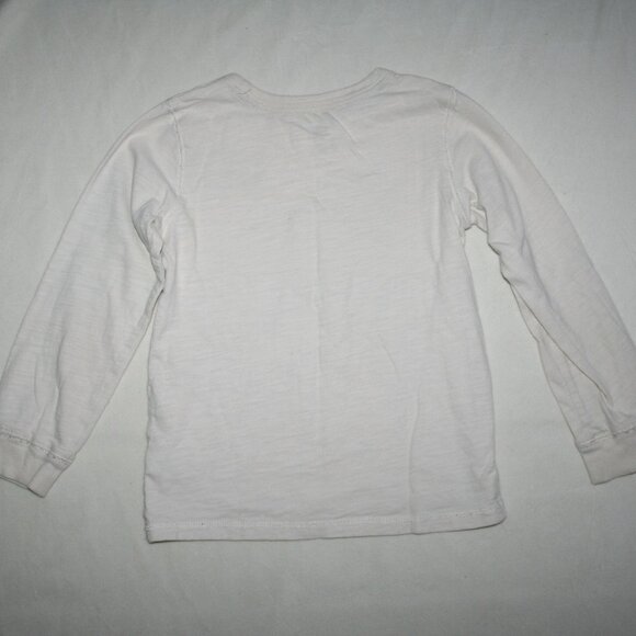 CARTERS YETI SNOWBOARD LONG SLEEVE TEE BOYS 6 CREAM EUC FUNNY GRAPHIC - Picture 9 of 11